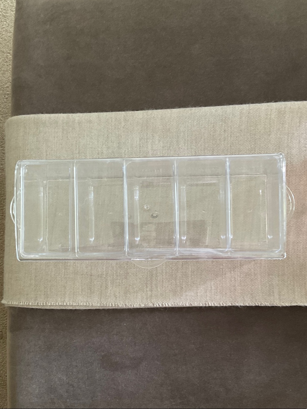 Ice Chilled Five Compartment Condiment Set - Brown